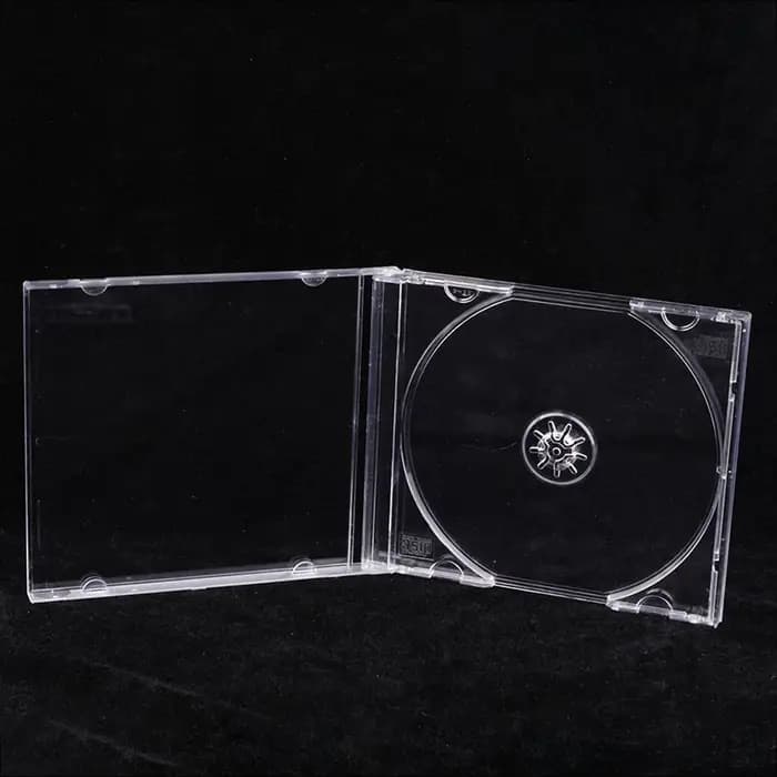Boîte à CD transparente de haute qualité