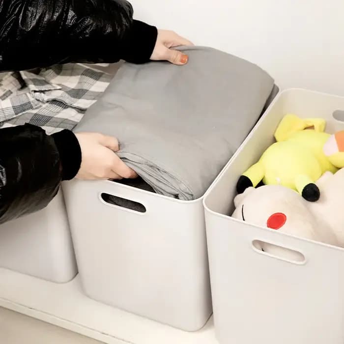 Panier organisateur jouets articles divers cosmétiques vêtements boîte de rangement sans couvercle