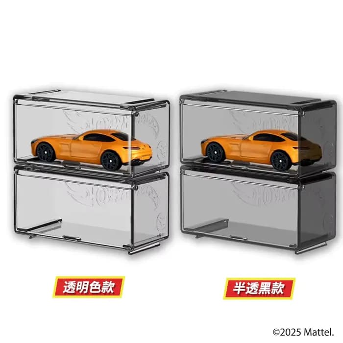 Boîte de rangement et vitrine pour modèles de voitures Hot Wheels pour garçons, pour véhicules non télécommandés, combine jeu avec voitures à rails et voitures motorisées