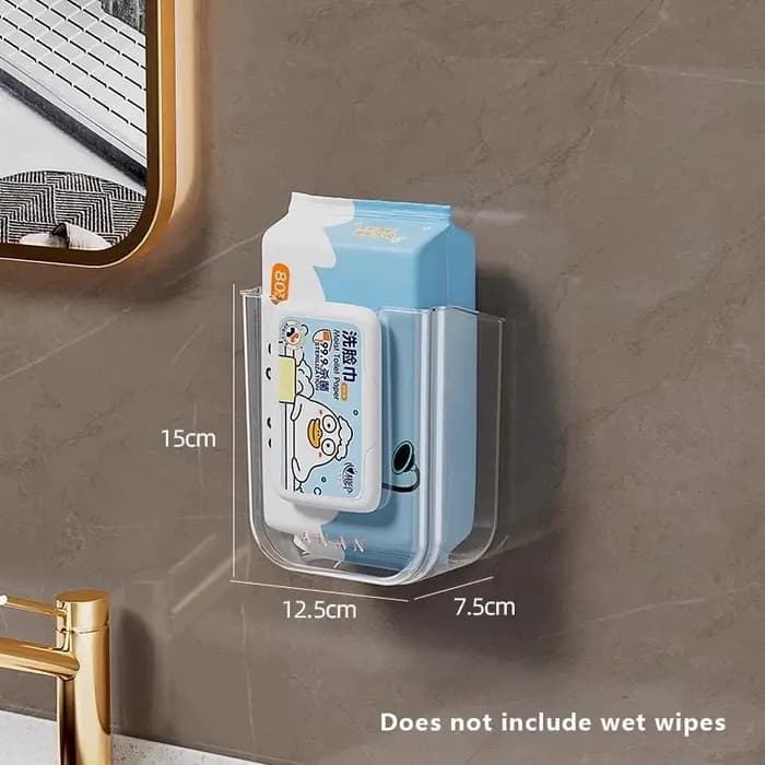 Boîte de rangement murale pour lingettes humides
