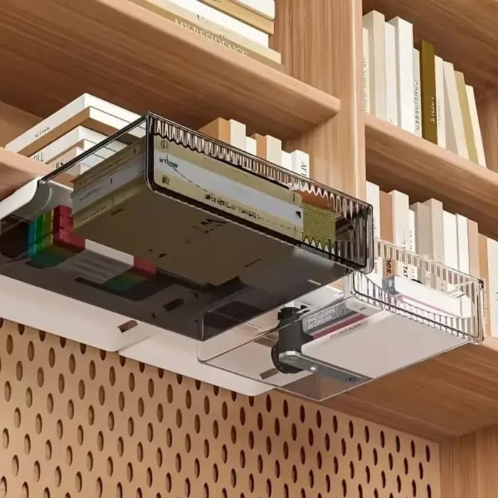 Organisateur de rangement sous le tiroir du bureau
