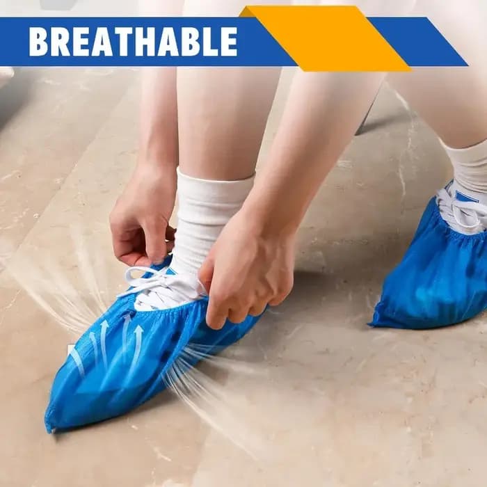 Surchaussures jetables en plastique antidérapantes