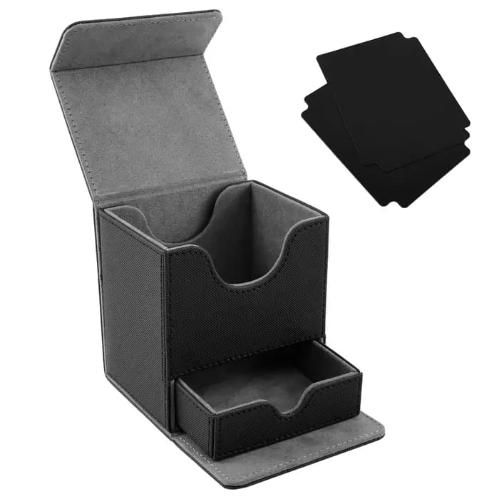 Boîte de rangement de pont de cartes, grande capacité TCG MTG, support de jeux de société de cartes