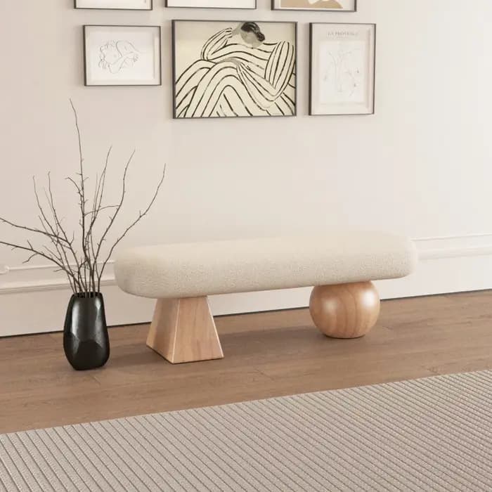 Banc à chaussures nordique
