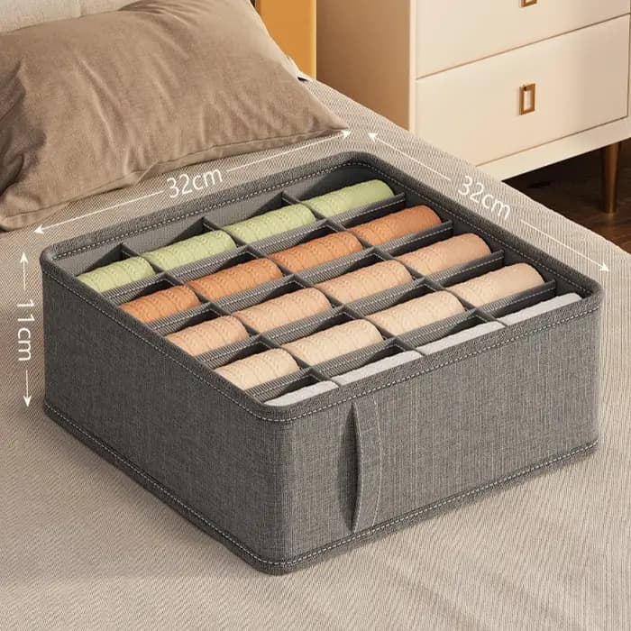 Boîte de rangement multifonctionnelle pour sous-vêtements et chaussettes