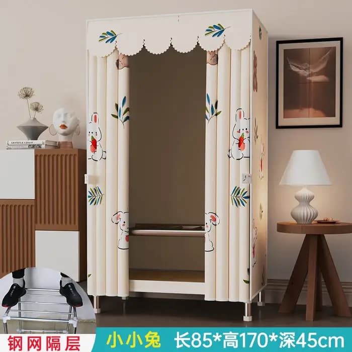 Accueil simple armoire support rangement placard organisateur armoire Portable tissu Guarda Roupas P