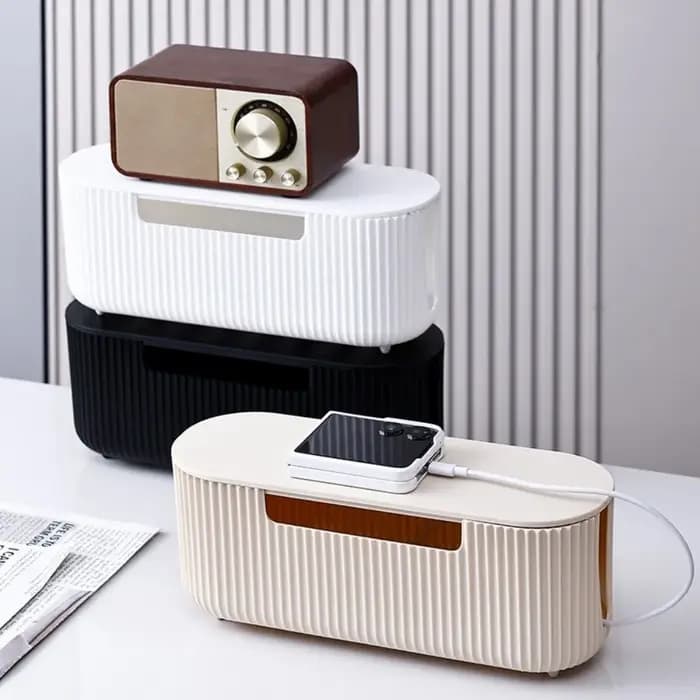 Boîte de rangement de câbles de bureau de qualité supérieure