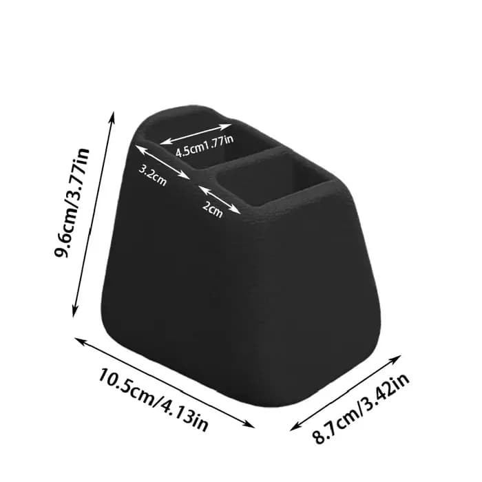 Boîte de rangement pour télécommandes avec 2/3 compartiments en plastique