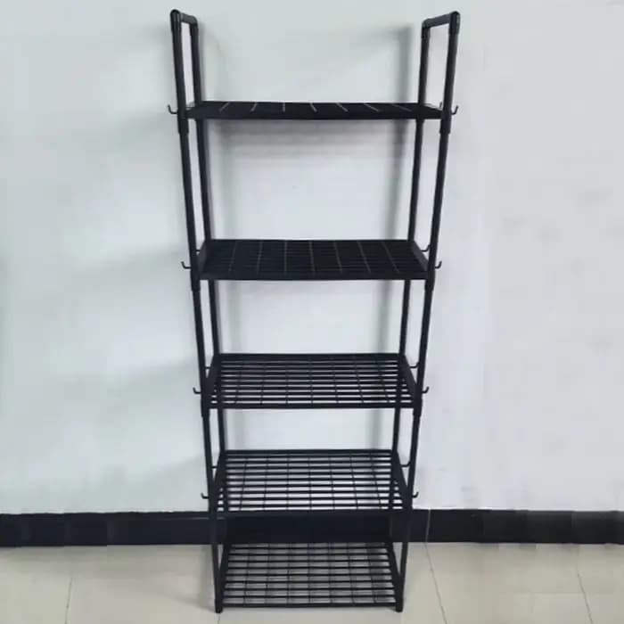 Étagère à 5 niveaux, étagère de rangement réglable