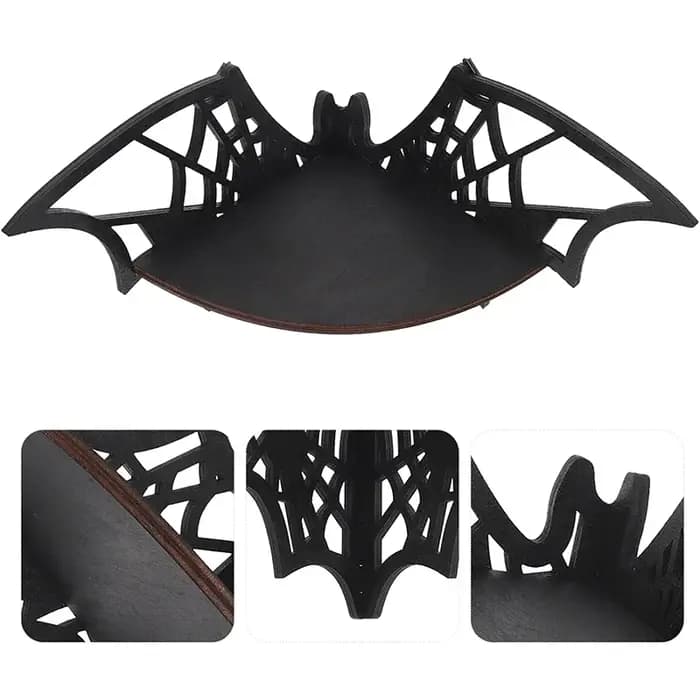 Étagères d'angle en bois pour chauve-souris