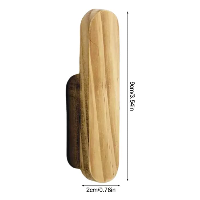 Bohème bois massif créatif porte murale étagère arrière Simple maison chez l'habitant chambre décoration stockage
