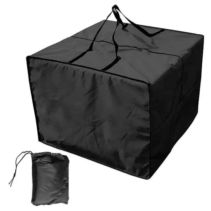 Carré Sac de rangement de protection Boîte de rangement domestique Oxford Clot 32x32x24 pouc