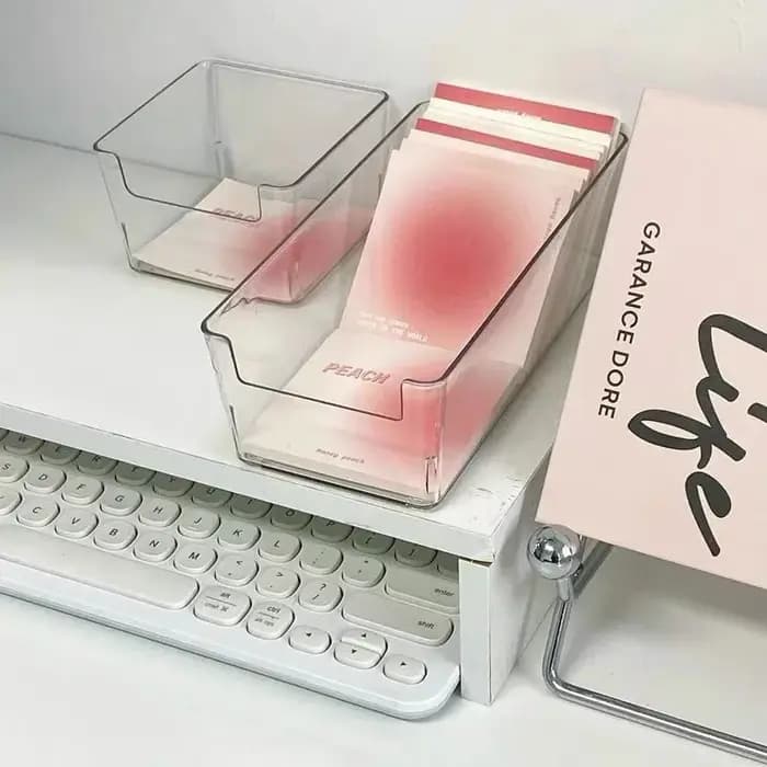 Boîte de rangement transparente pour la maison