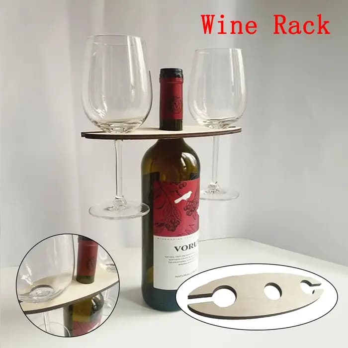 Casier à vin en bois créatif personnalisé artisanat