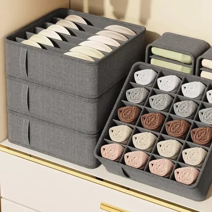Placard sous-vêtements organisateur boîte de rangement tiroir tissu pliable armoire