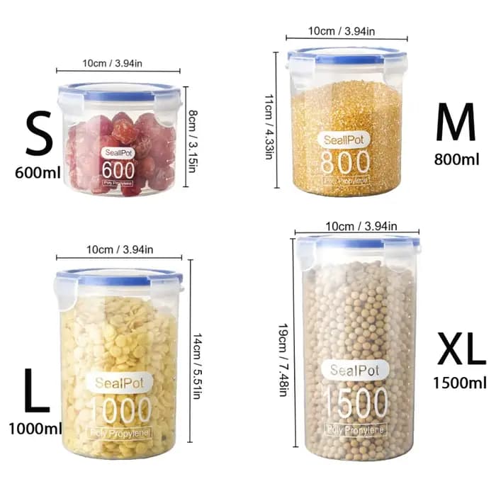 Boîte de Conservation des citrouille Transparente Scellée en Plastique