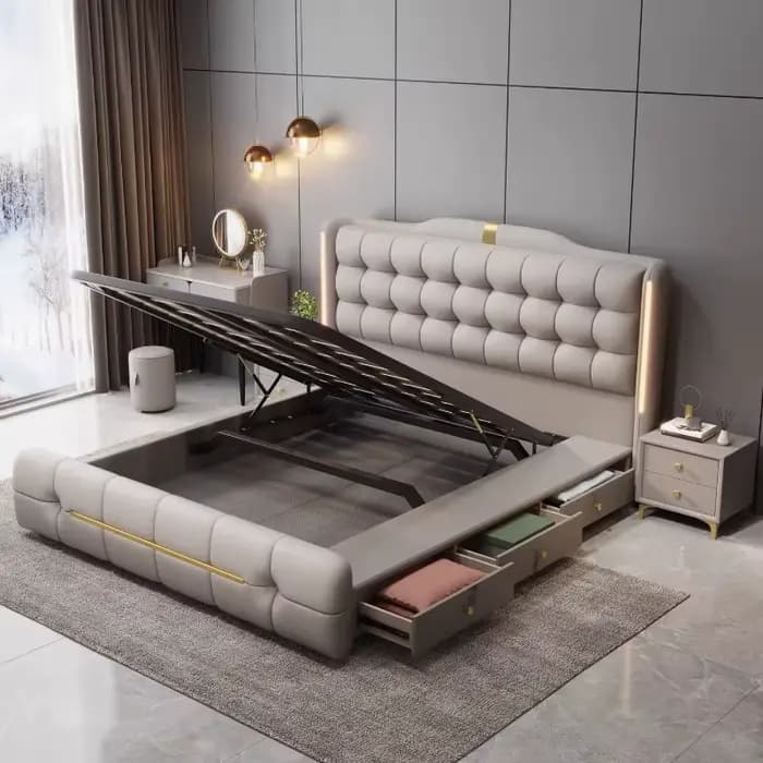 Tête de lit de luxe 180x200cm sans matelas