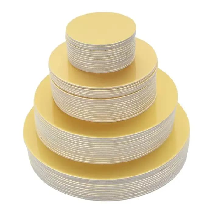 10 pièces de plateaux ronds en carton pour gâteaux