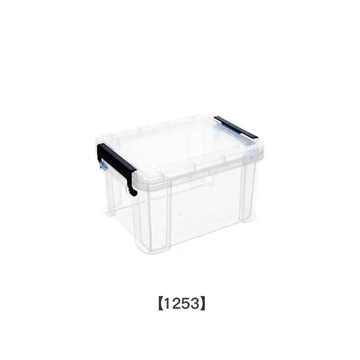 Mini boîte de rangement en plastique Transparent