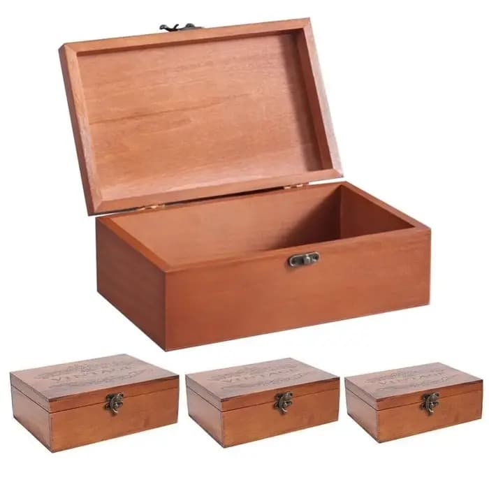 Boîte de rangement de bureau avec couvercle strucflip