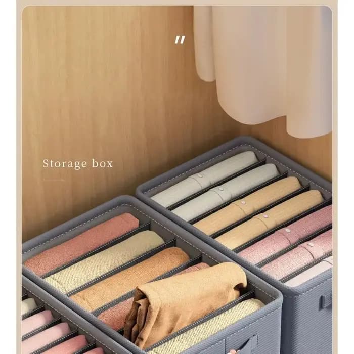 Organisateur de vêtements : Boîte de rangement pour pantalons