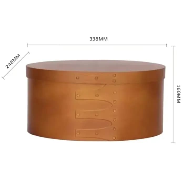 ABKW - Boîte de rangement en bois au design rétro