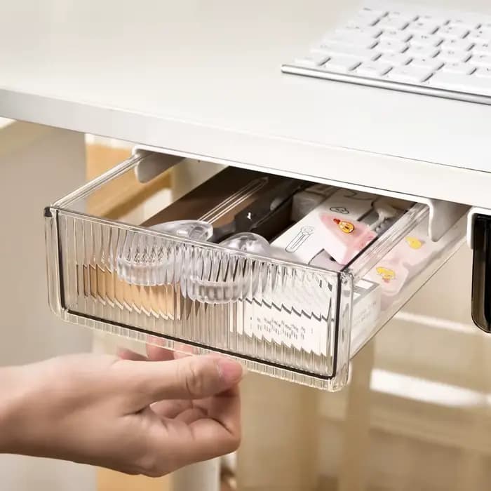 Organisateur de rangement sous le tiroir du bureau