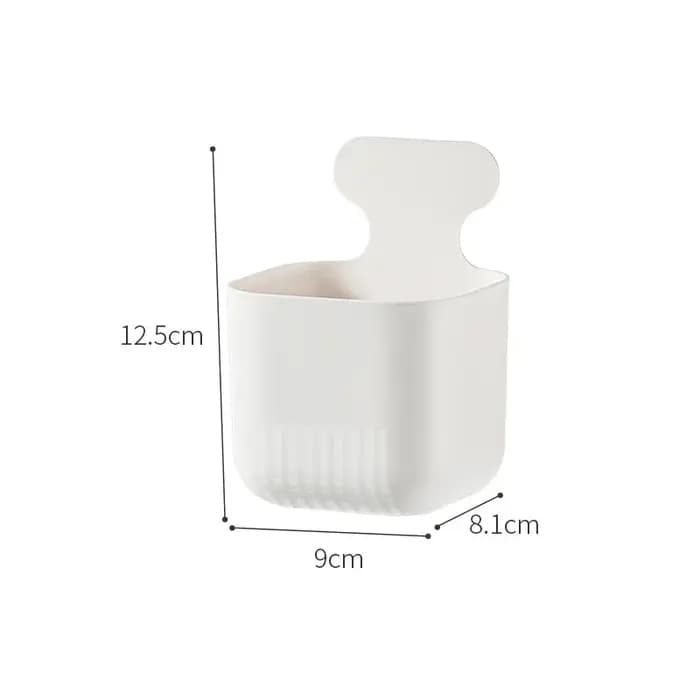 Boîte de rangement murale non perforée pour réfrigérateur domestique, absorption magnétique, multi-s