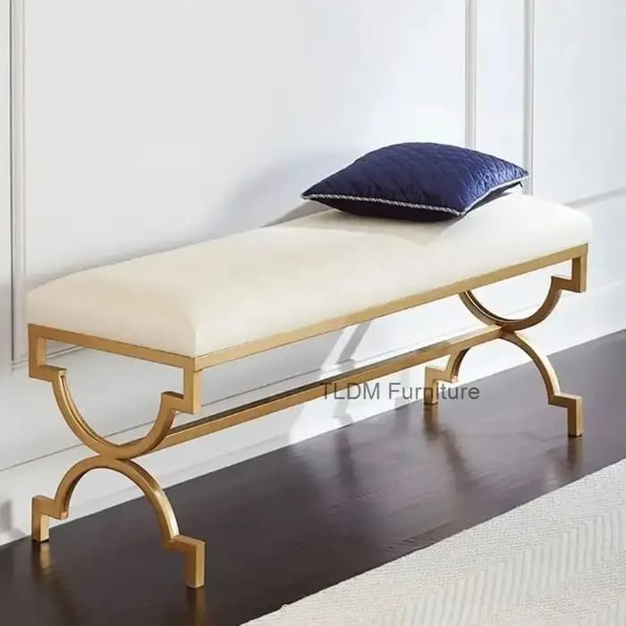 Banc à chaussures de porte nordique