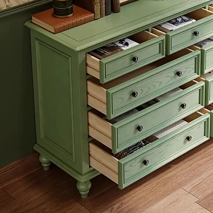 Armoire de rangement rustique pour salon