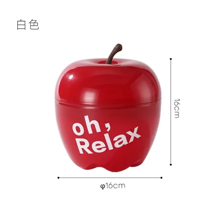 Boîte de rangement en forme de pomme pour ameublement