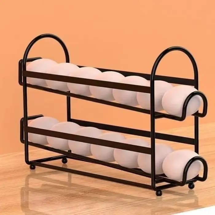 Distributeur d'œufs, support de rangement pour œufs multi-niveaux