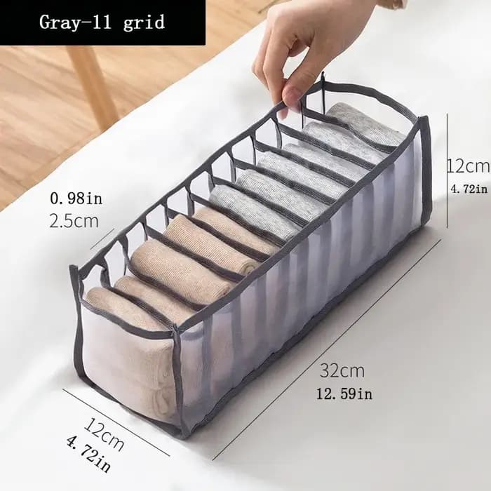 Boîte de rangement pliable en nylon pour sous-vêtements