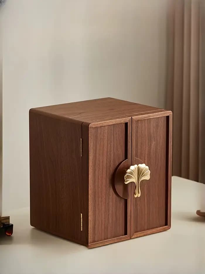 Boîte à bijoux en bois de grande capacité