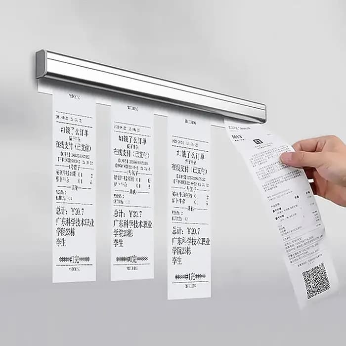 Trombone pour Tickets de Caisse de 20/30/40/50cm