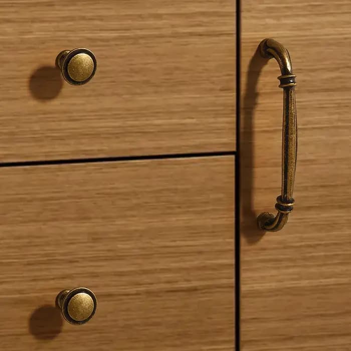 Poignées de rangement d'armoire de cuisine Antique