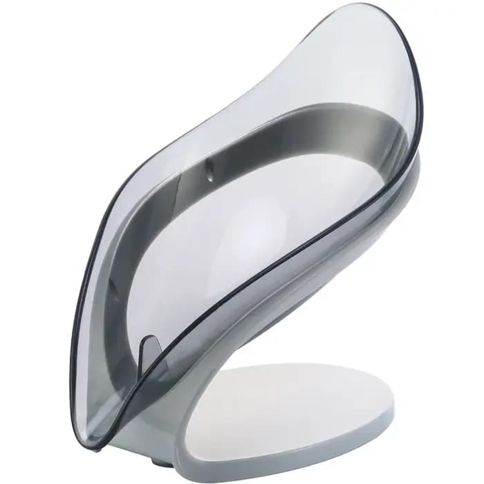 Support à Savon en Forme de Feuille Antidérapant avec Drainage