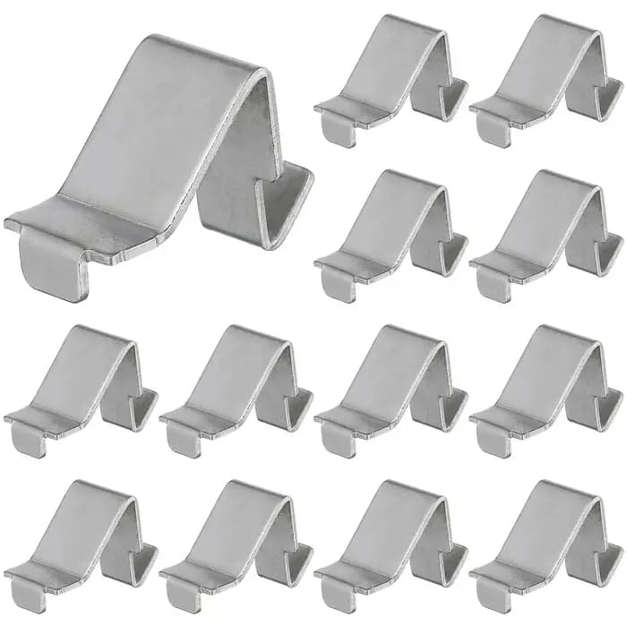 Clips d'étagère d'armoire en métal