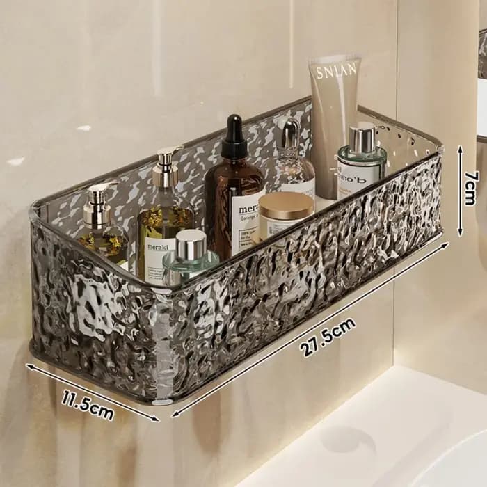 Étagères de salle de bain avec drainage inférieur