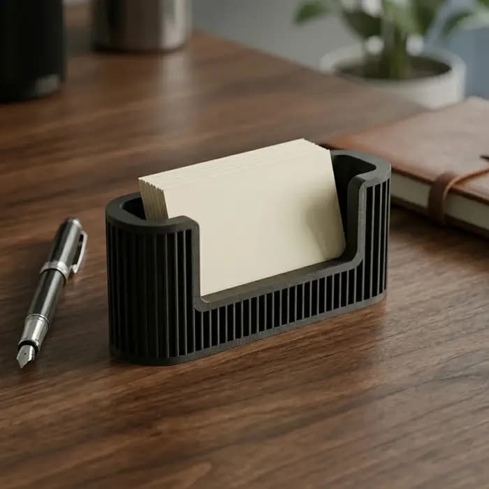 Porte-cartes de visite et boîte de rangement de bureau, idéal pour la réception de bureau, convient comme cadeau