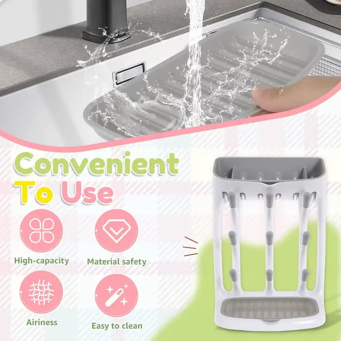 Support de séchage de biberons en plastique