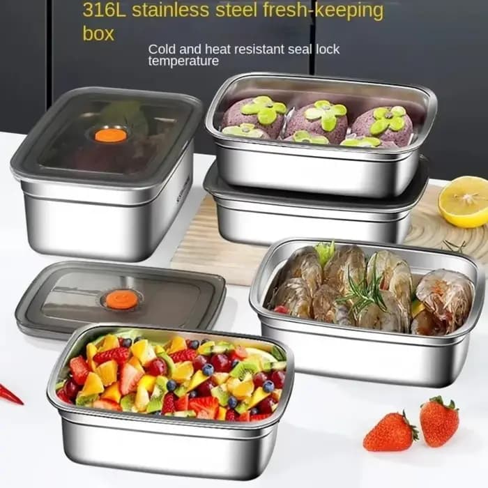 Boîte à déjeuner de Camping en acier inoxydable