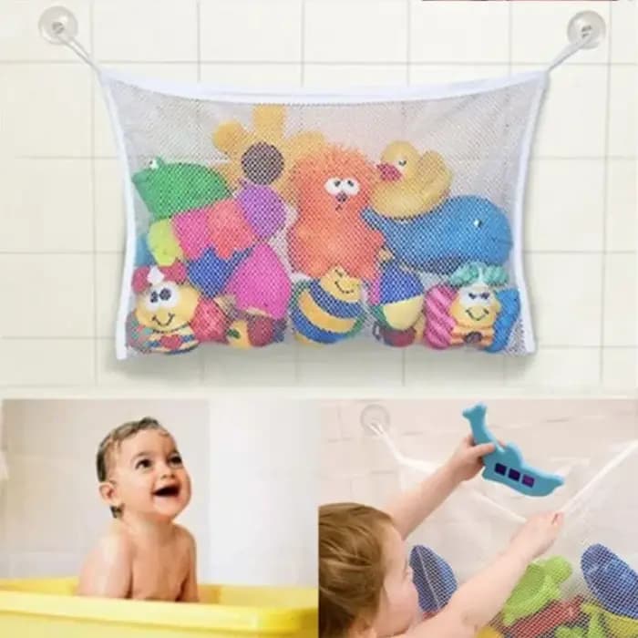 Filet de rangement pour jouets de bain pour enfants