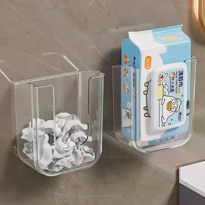 Boîte de rangement murale pratique pour lingettes humides