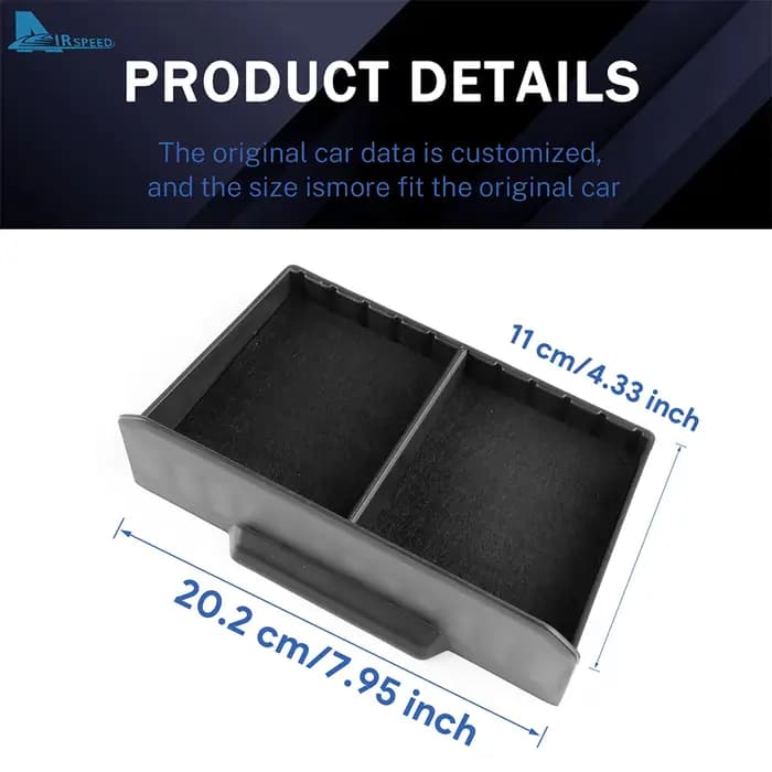 Boîte de rangement de commande centrale de stockage de voiture pour Dacia Duster 3 2024 2025 2026 conteneur intérieur