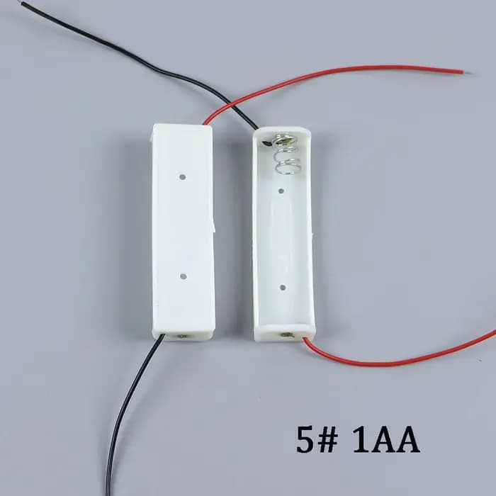 Boîte porte-piles AA/AAA avec interrupteur et couvercle, 1/2/3/4/AA 2/3AAA, sans interrupteur. 5 N°7