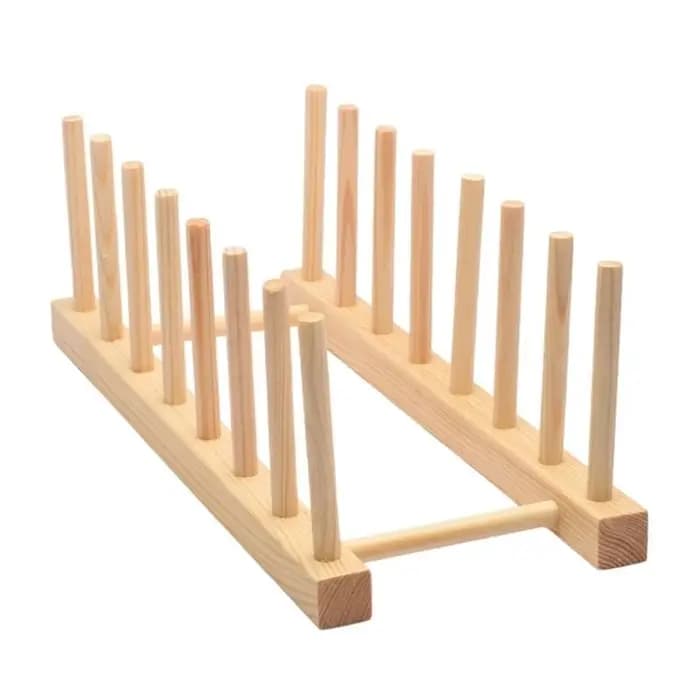 Organisateur d'armoire comptoir cuisine en bois