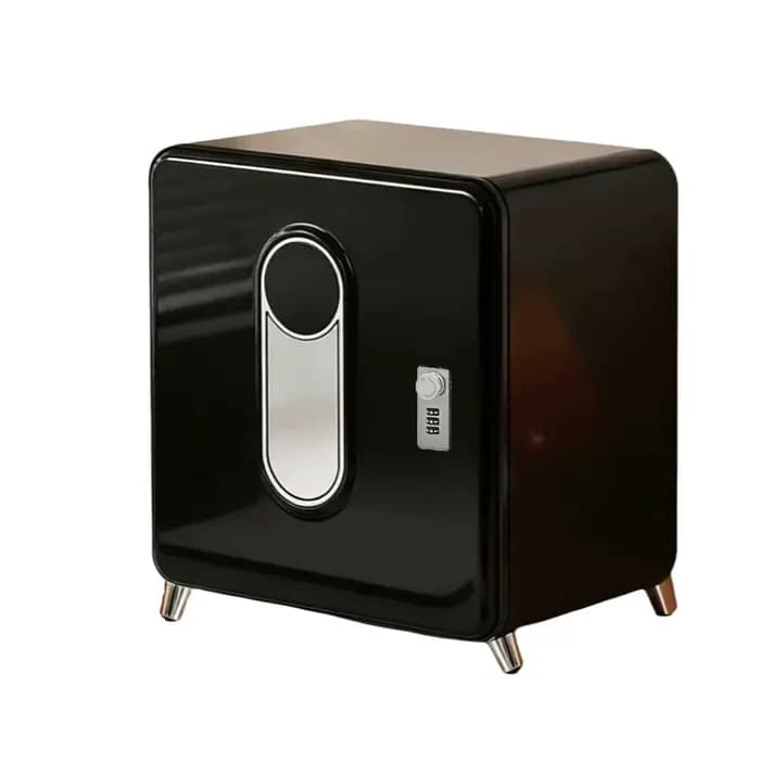Boîte de rangement en plastique verrouillable, grande capacité, anti-poussière, avec serrure à combi