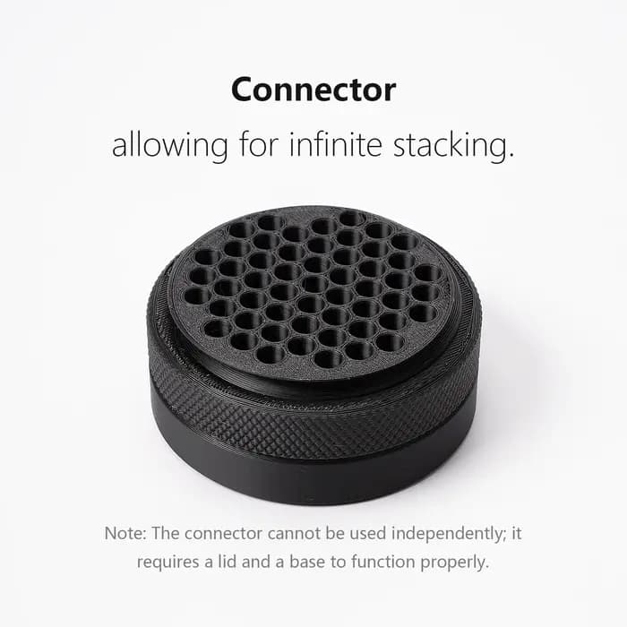 Boîte de rangement compacte et empilable pour munitions, pouvant contenir 50 cartouches de calibre .