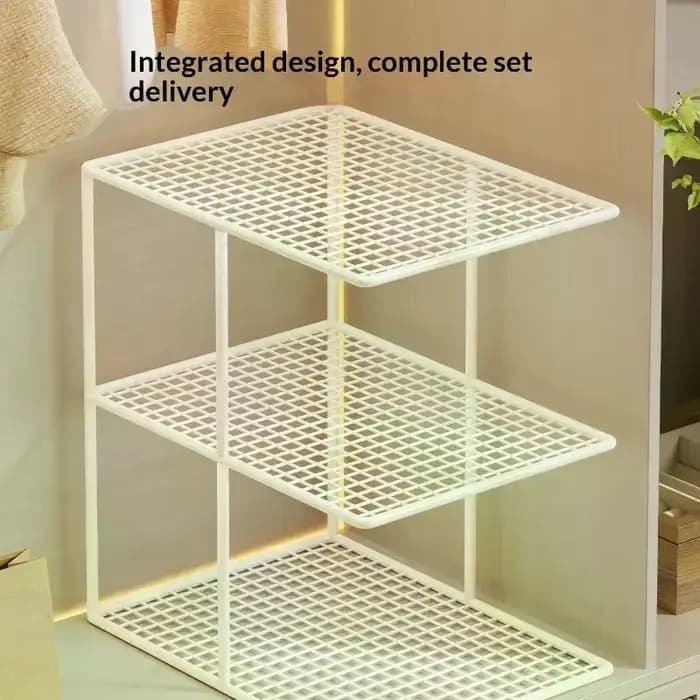 Solution de rangement pour armoire, étagère en métal à plusieurs niveaux